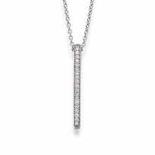 Anhänger mit Kette Elaine Firenze 14ct. Weißgold 55586361K/3 Anhänger mit Kette Elaine Firenze 14ct. Weißgold 55586361K/3