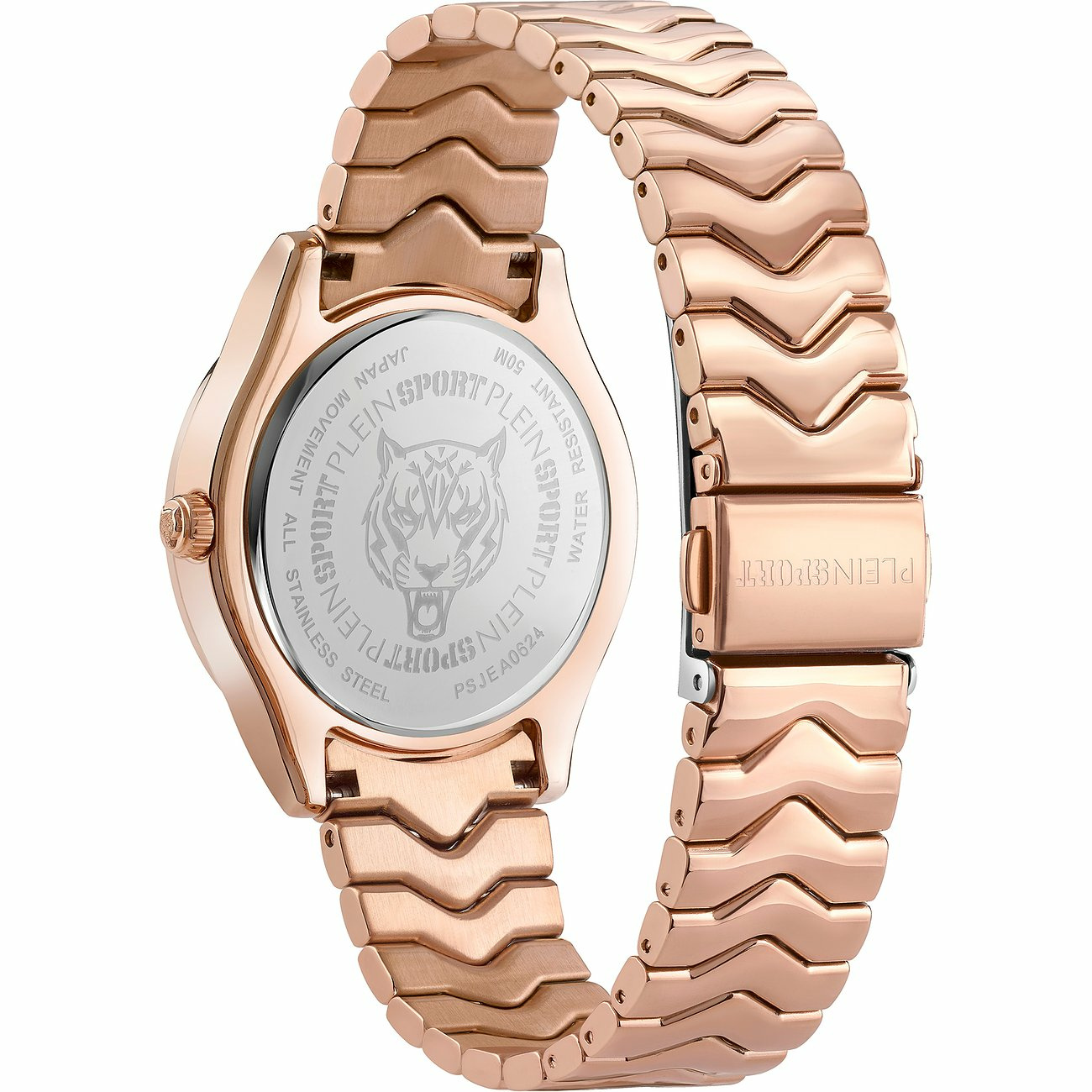 Plein Sport Damen Uhr Eclipse PSJEA0624 Edelstahl Roségold 36 mm Plein Sport Damen Uhr Eclipse PSJEA0624 Edelstahl Roségold 36 mm