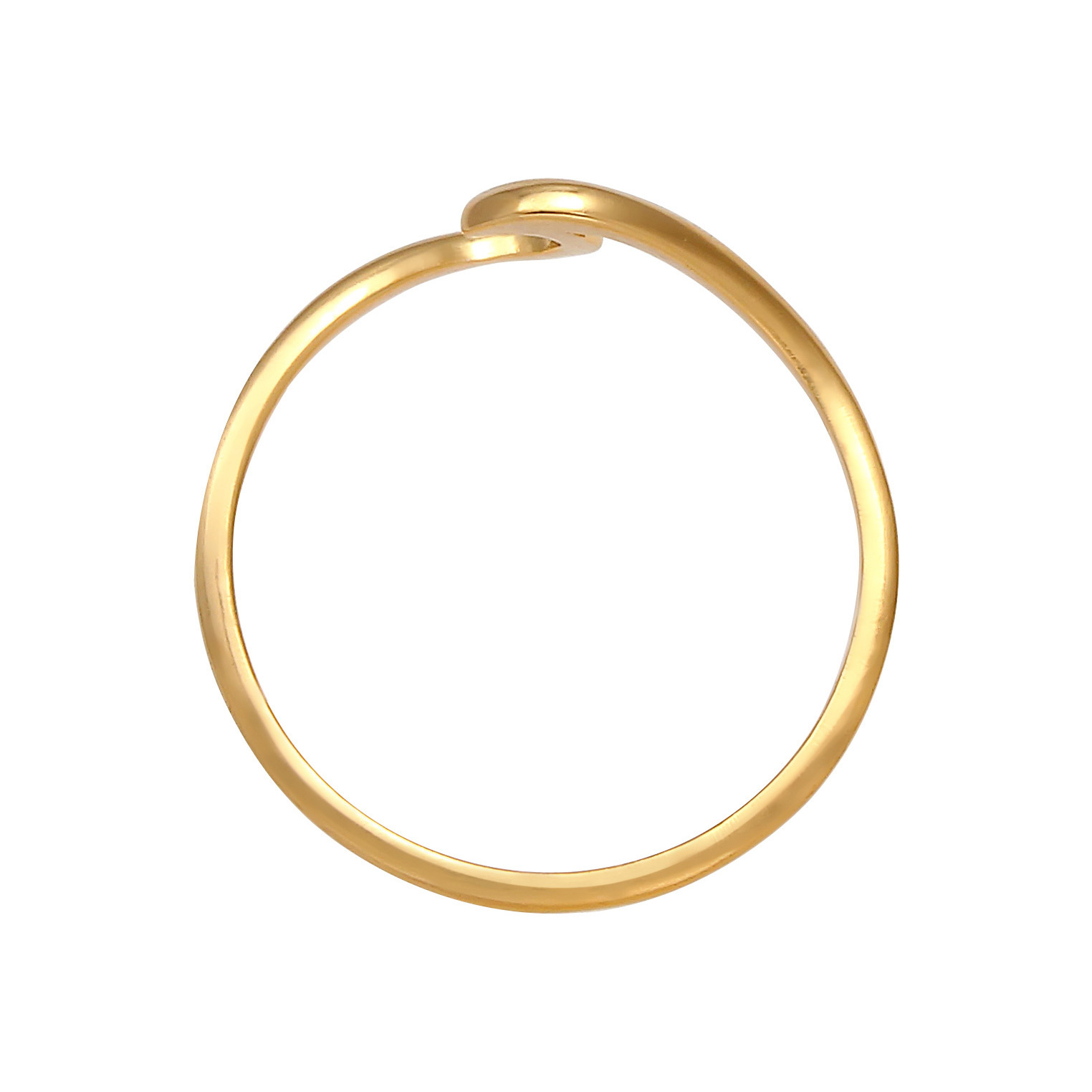 Ring Wellen Wave Strand Maritim 375 Gelbgold – Bild 2