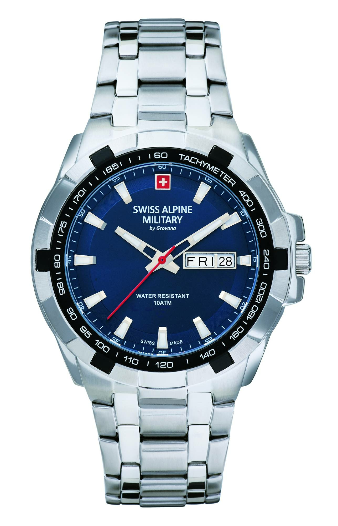 Swiss Alpine Military by Grovana Herren Armbanduhr Star Fighter 41 mm Armband Ed... – Bild 3