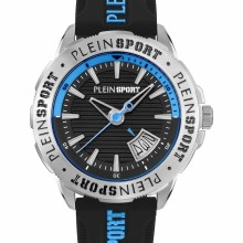 Plein Sport Herren Uhr Rampage PSGDA0224 Blau‑Weiß Silikon 44 mm Plein Sport Herren Uhr Rampage PSGDA0224 Blau‑Weiß Silikon 44 mm