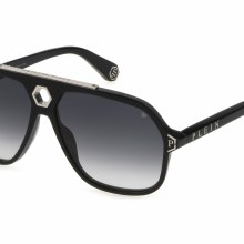 Philipp Plein Herren Sonnenbrille URBAN VEGA HEXAGON SPP004M Philipp Plein Herren Sonnenbrille URBAN VEGA HEXAGON SPP004M