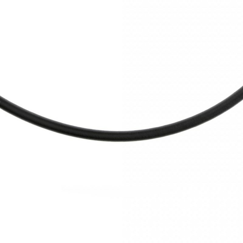 Ernstes Design Kautschukhalsreif 42cm Schwarz KS4C.42 – Bild 2