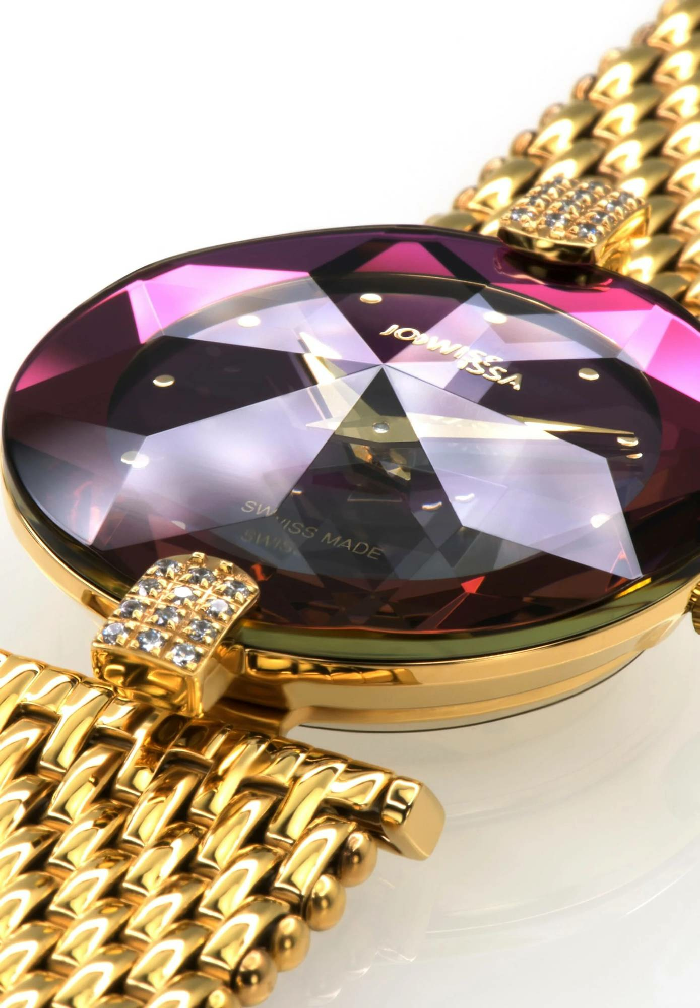 Jowissa Damen Armbanduhr Facet Strass – Bild 2