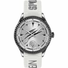 Plein Sport Herren Uhr LINEMAN PS5BA0224 Edelstahl IP Gunmetal / Silikon Weiß 45... Plein Sport Herren Uhr LINEMAN PS5BA0224 Edelstahl IP Gunmetal / Silikon Weiß 45...