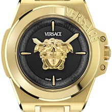 Versace Uhr Damen Hera VE8D00624 Gold Schwarz Versace Uhr Damen Hera VE8D00624 Gold Schwarz