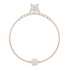 Swarovski SWA Remix Strand Lilia 5479024 Kristall / Roségold Silberarmband Swarovski SWA Remix Strand Lilia 5479024 Kristall / Roségold Silberarmband