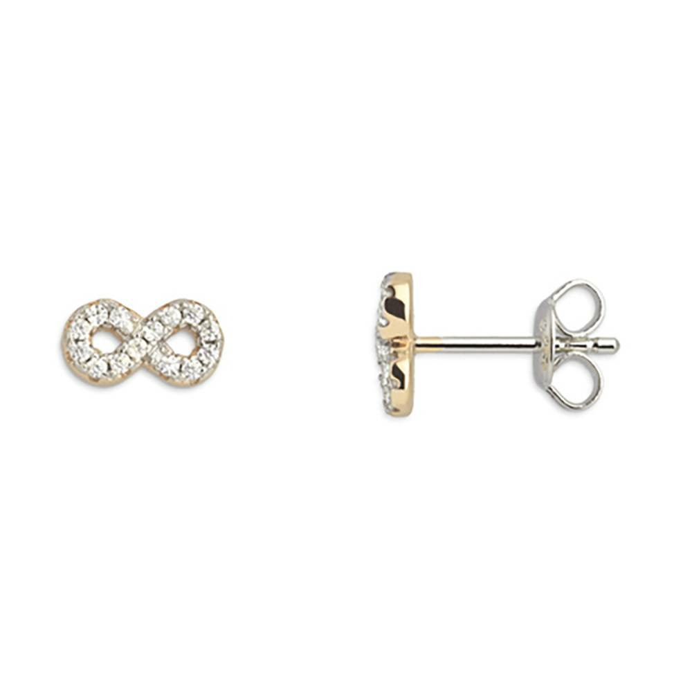 XENOX Ohrstecker Damen Symbolic Power Unendlichkeit XS3741 – Bild 2