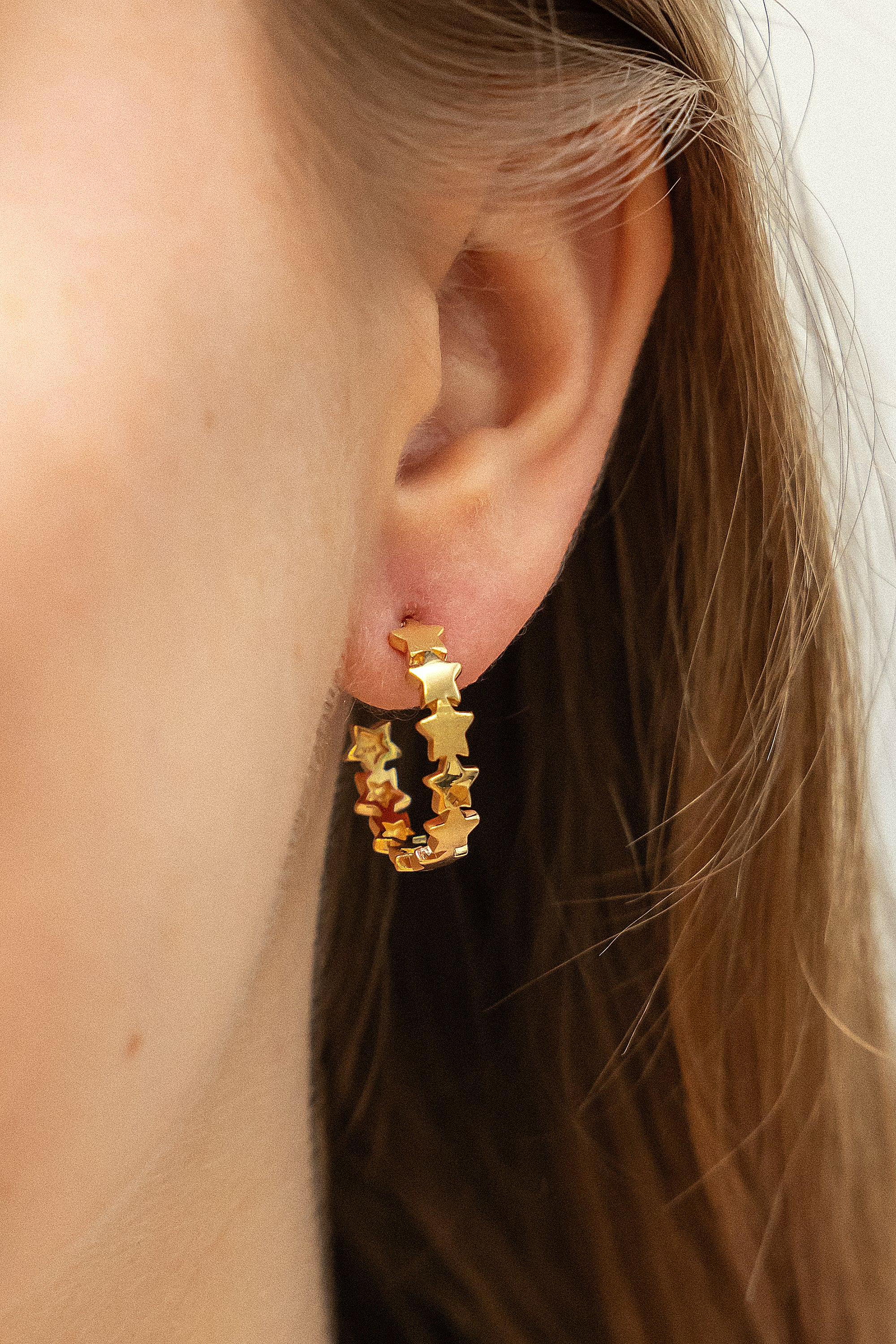 Creole 925 Sterling Silber vergoldet Sterne 41185089388638 Creole 925 Sterling Silber vergoldet Sterne 41185089388638