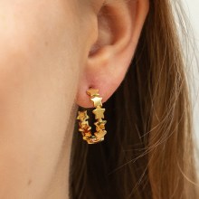 Creole 925 Sterling Silber vergoldet Sterne 41185089388638 Creole 925 Sterling Silber vergoldet Sterne 41185089388638