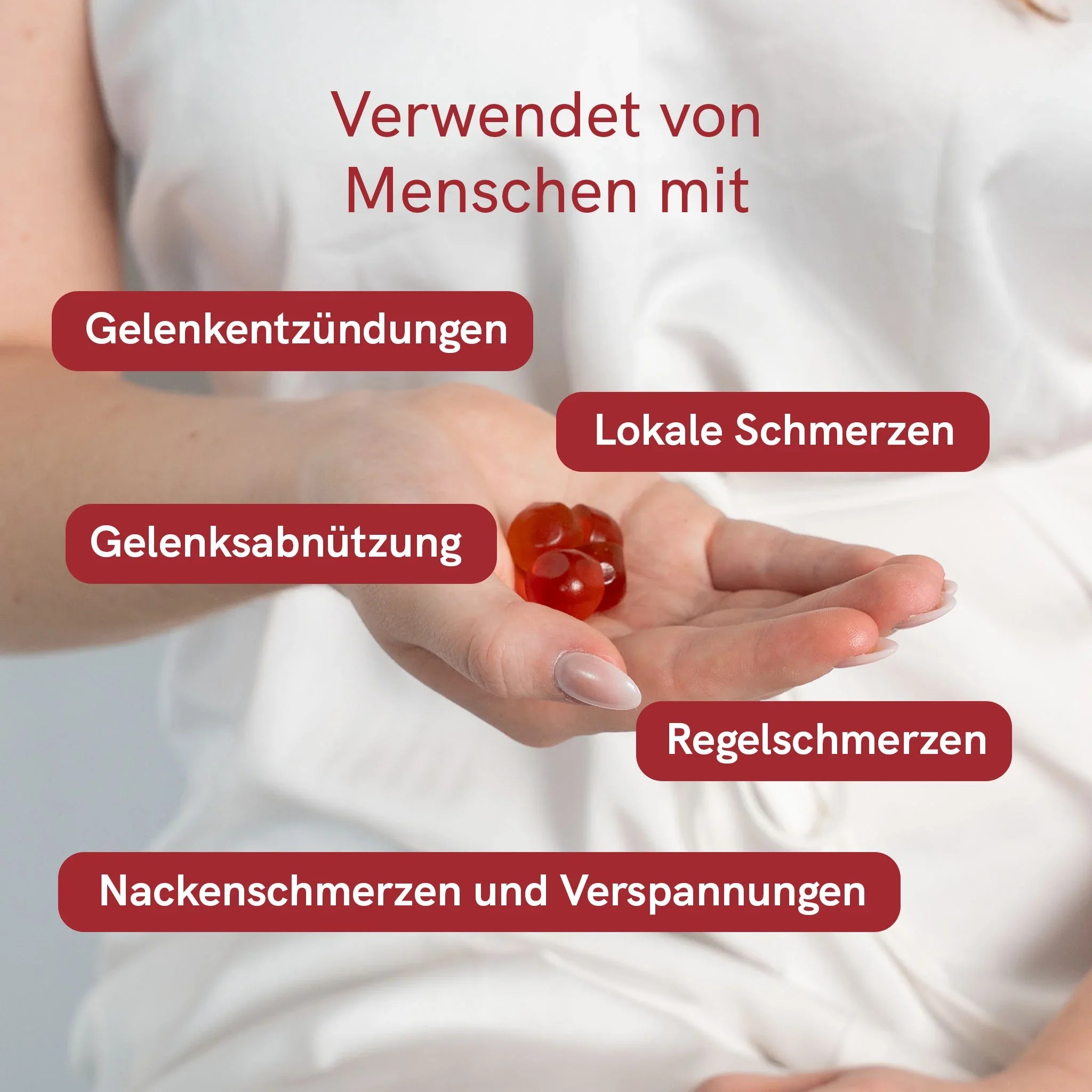 CBD Fruchtgummis (900mg) Erdbeere – Bild 3