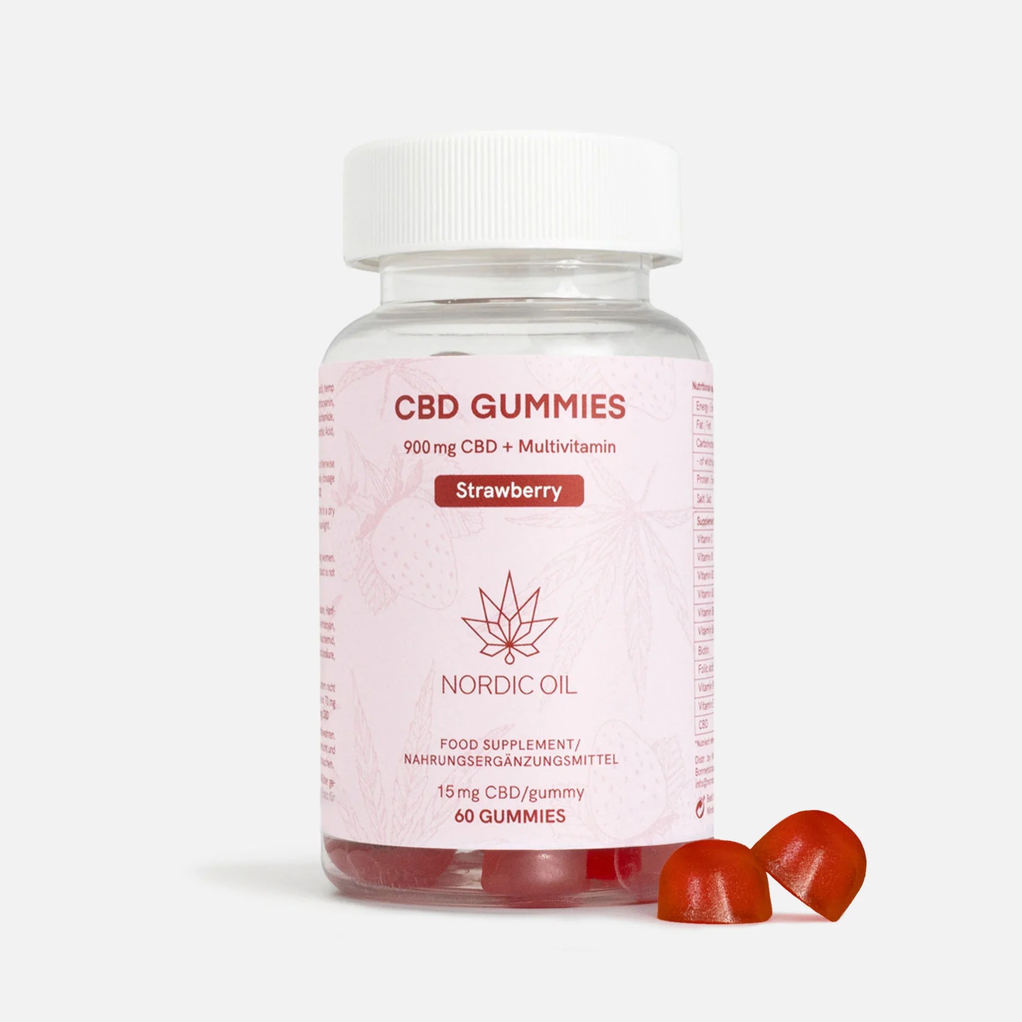CBD Fruchtgummis (900mg) Erdbeere CBD Fruchtgummis (900mg) Erdbeere