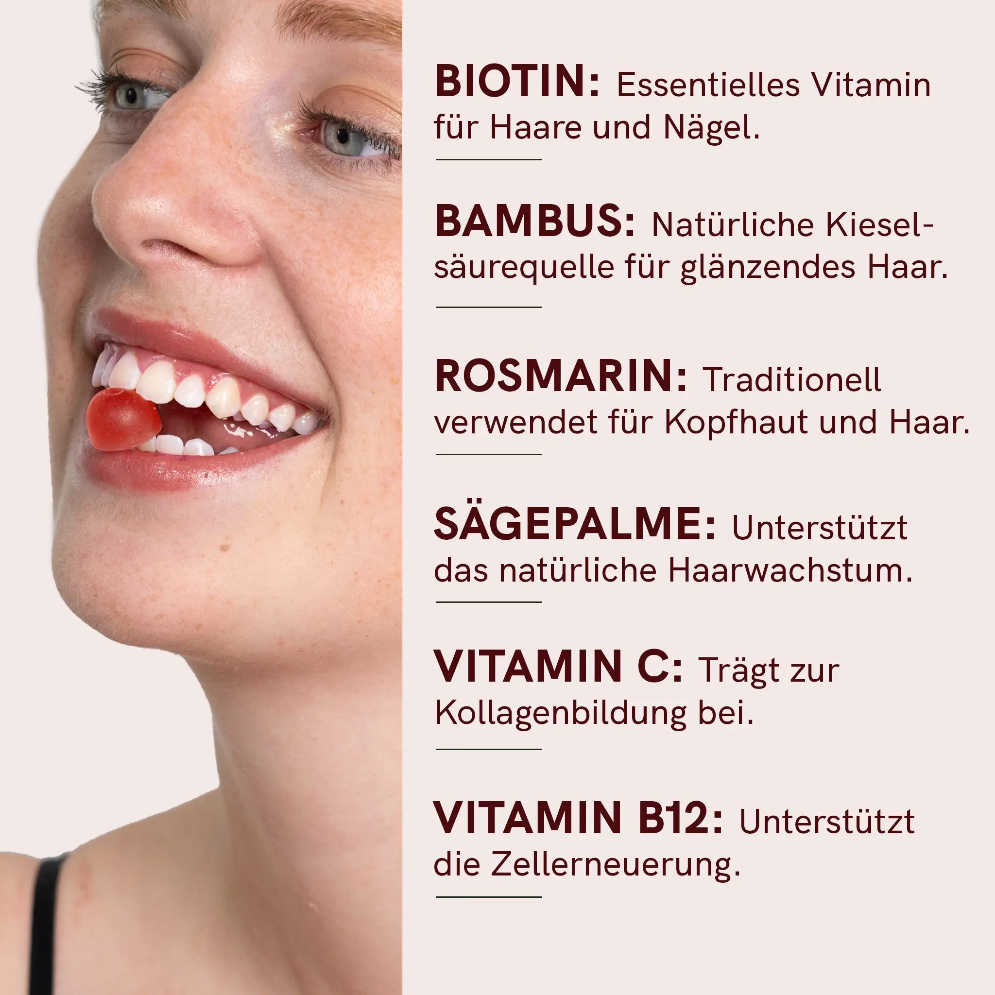 Haut, Haare und Nägel Fruchtgummis – Bild 4