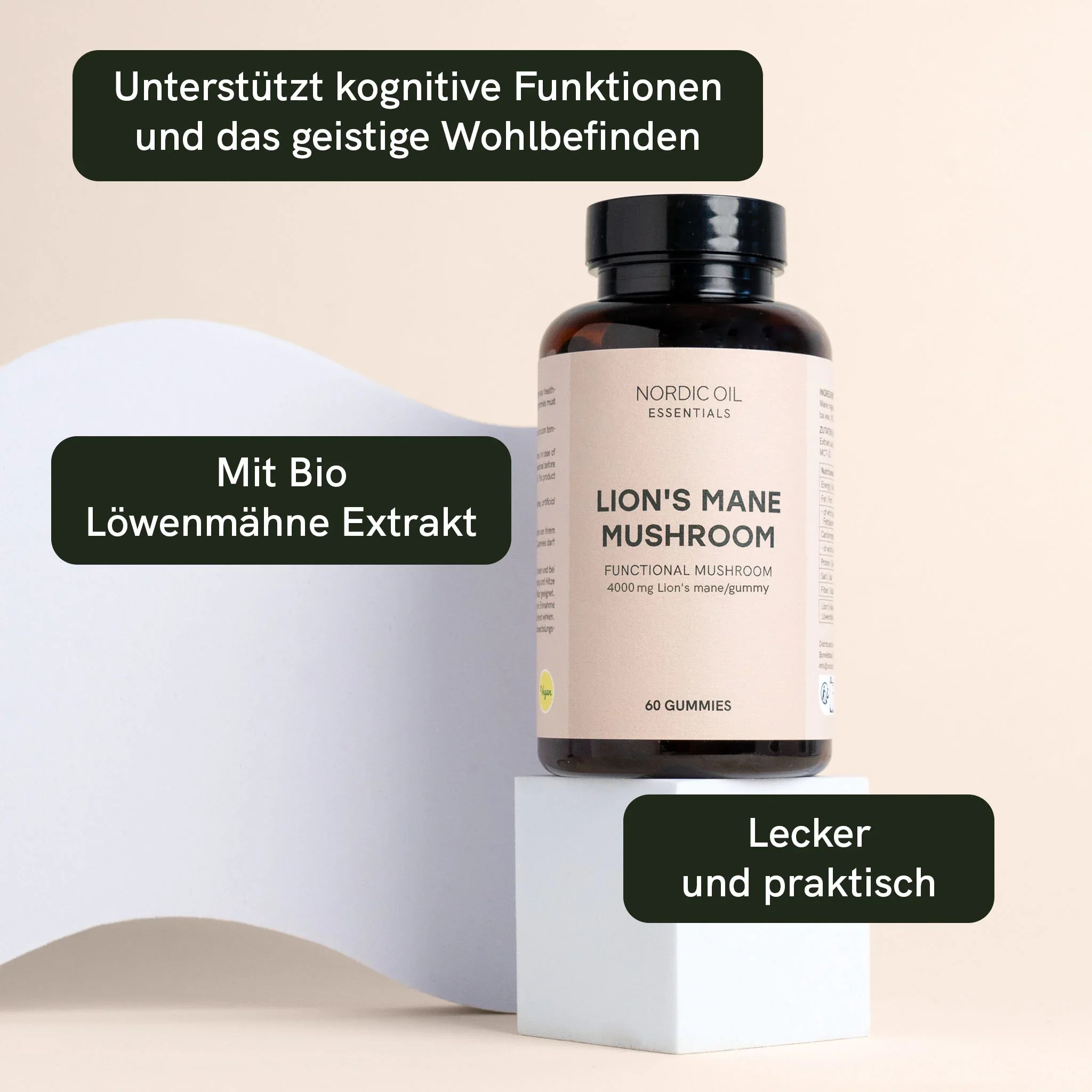 Löwenmähne Vitalpilz-Gummies – Bild 2