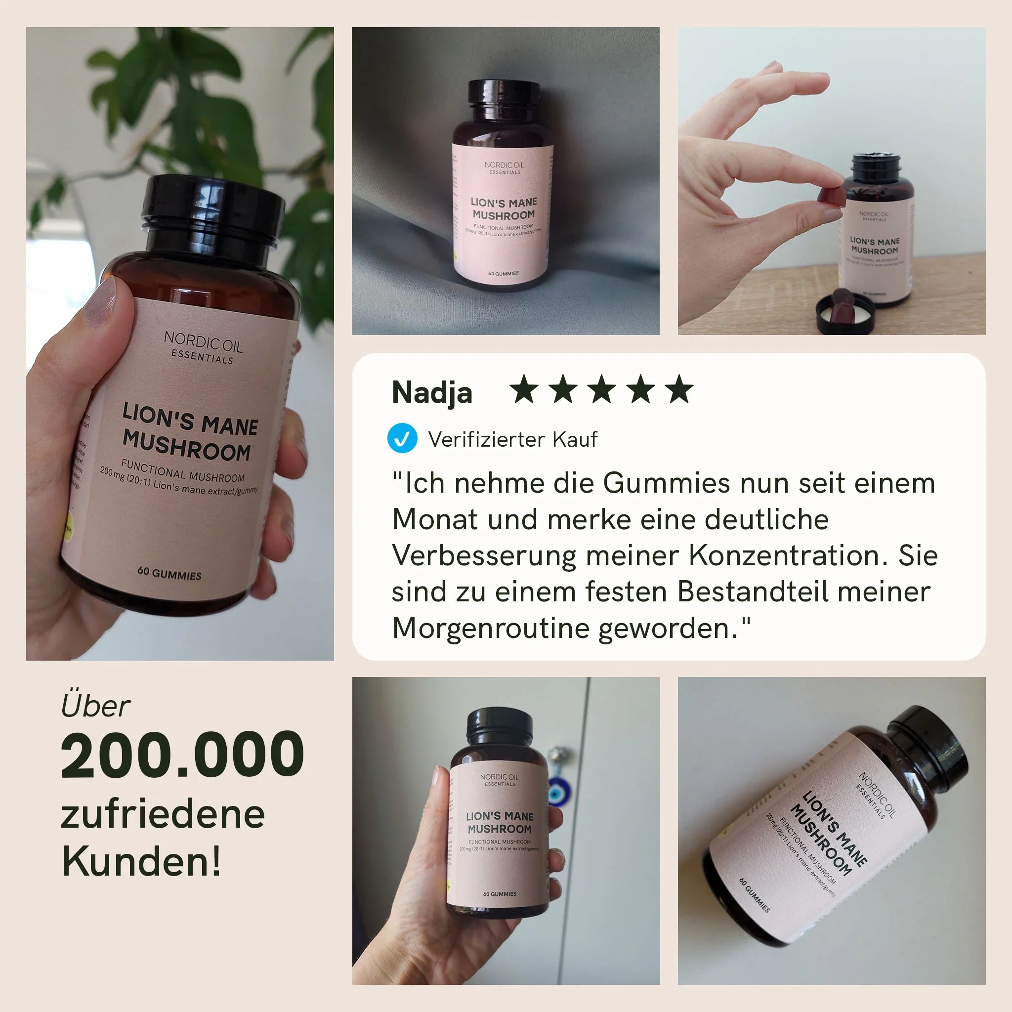 Löwenmähne Vitalpilz-Gummies – Bild 4