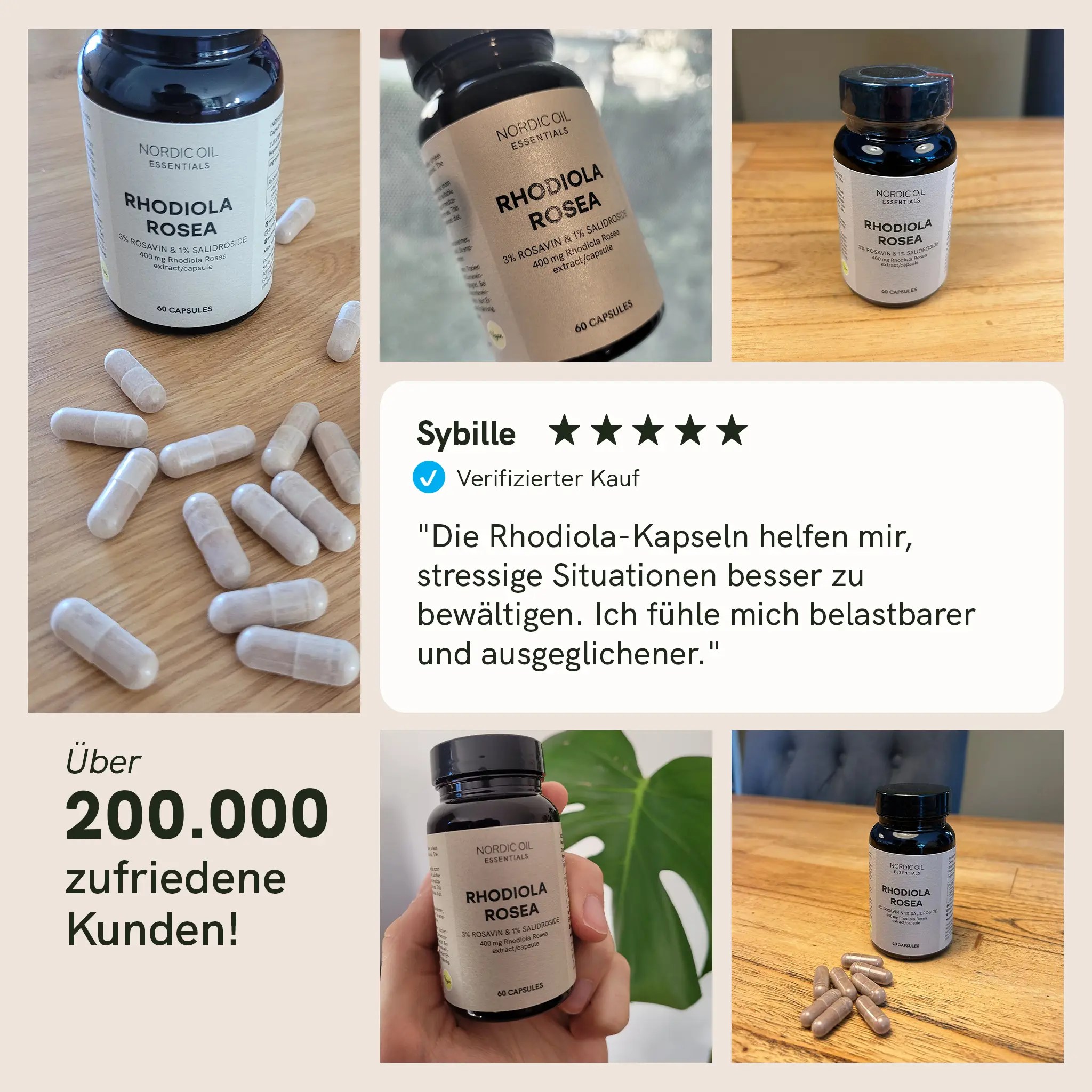 Rhodiola Rosea Extrakt Kapseln – Bild 4