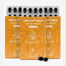 3er-Pack: CBD Kapseln (960mg) mit Curcumin 3er-Pack: CBD Kapseln (960mg) mit Curcumin