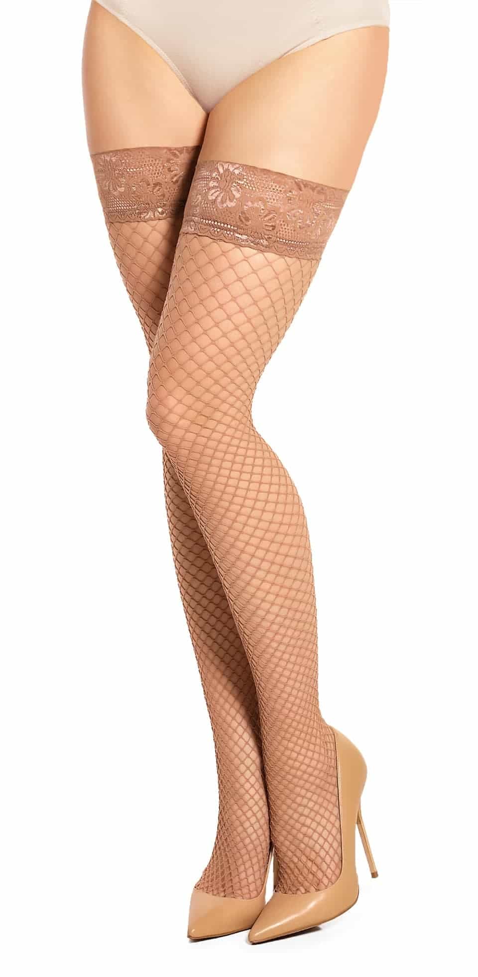 Glamory Mesh halterlose Netzstrümpfe Glamory Mesh halterlose Netzstrümpfe