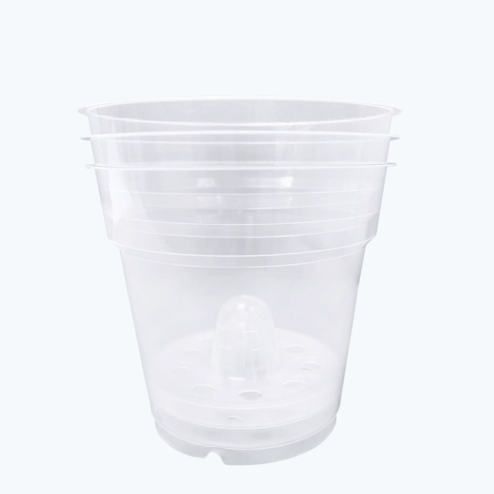 Durchsichtige Kulturtöpfe im 3er Set (9cm Töpfe) Durchsichtige Kulturtöpfe im 3er Set (9cm Töpfe)