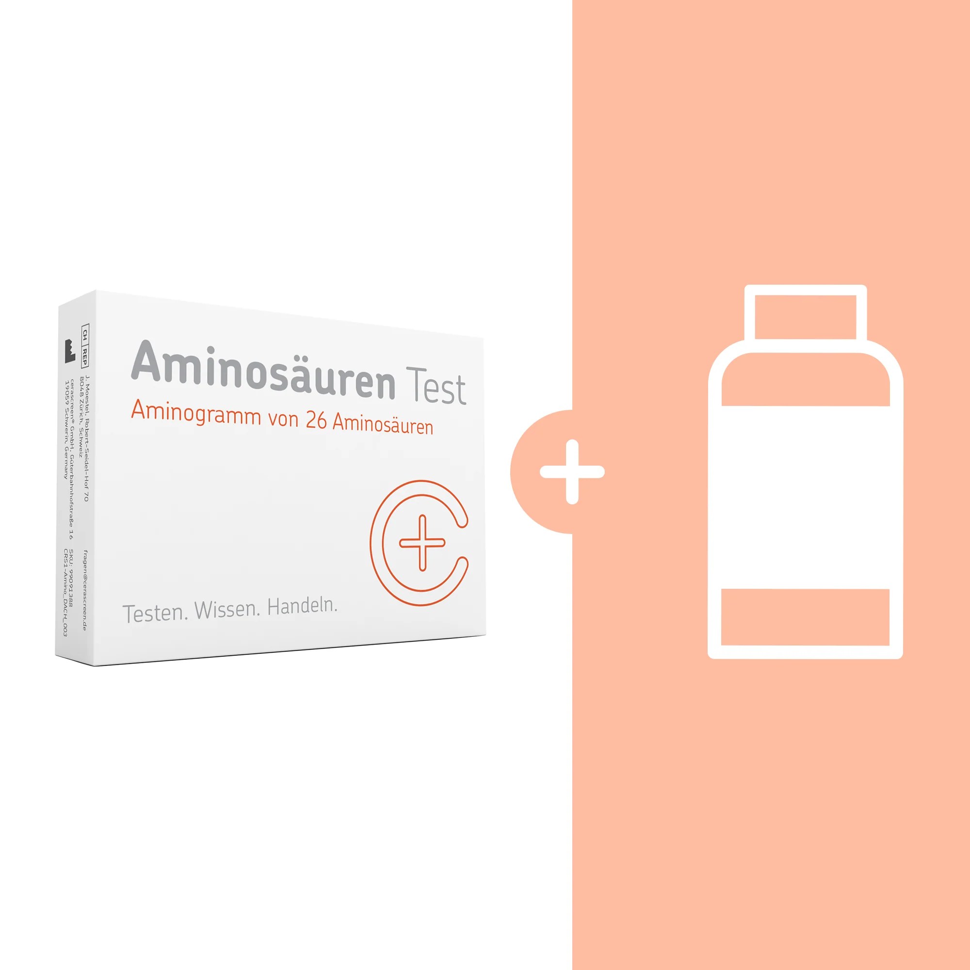 Aminosäuren-Set: Test + Supplement Aminosäuren-Set: Test + Supplement