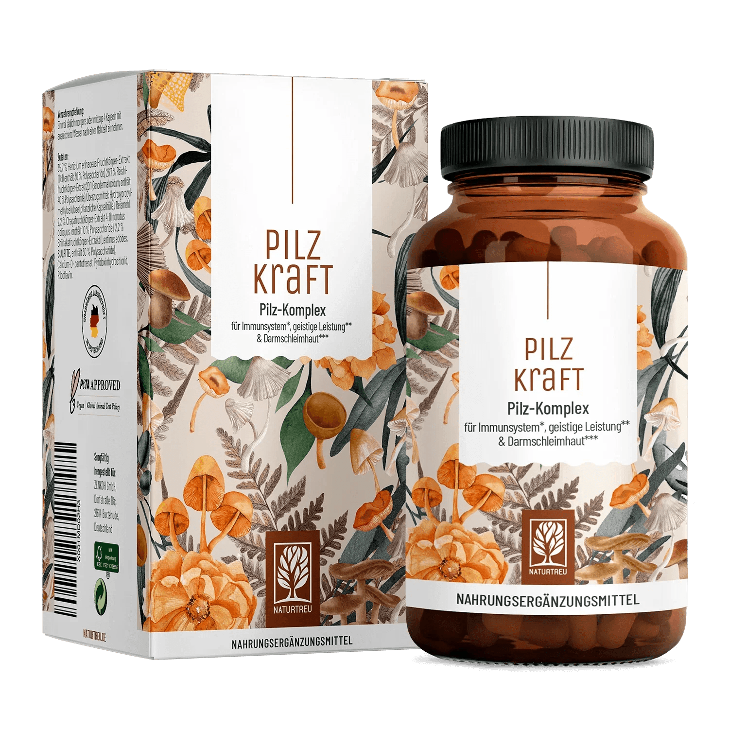 Pilzkraft Pilz-Komplex Kapseln Pilzkraft Pilz-Komplex Kapseln