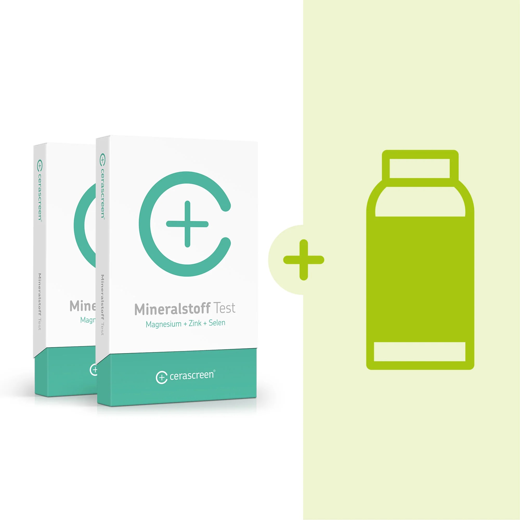 Magnesium-Kontrollset: 2 Tests + Supplement Magnesium-Kontrollset: 2 Tests + Supplement