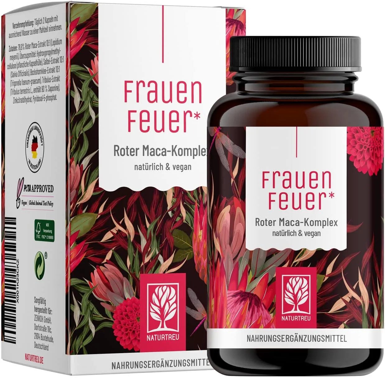 Frauenfeuer Roter Maca-Komplex Kapseln Frauenfeuer Roter Maca-Komplex Kapseln