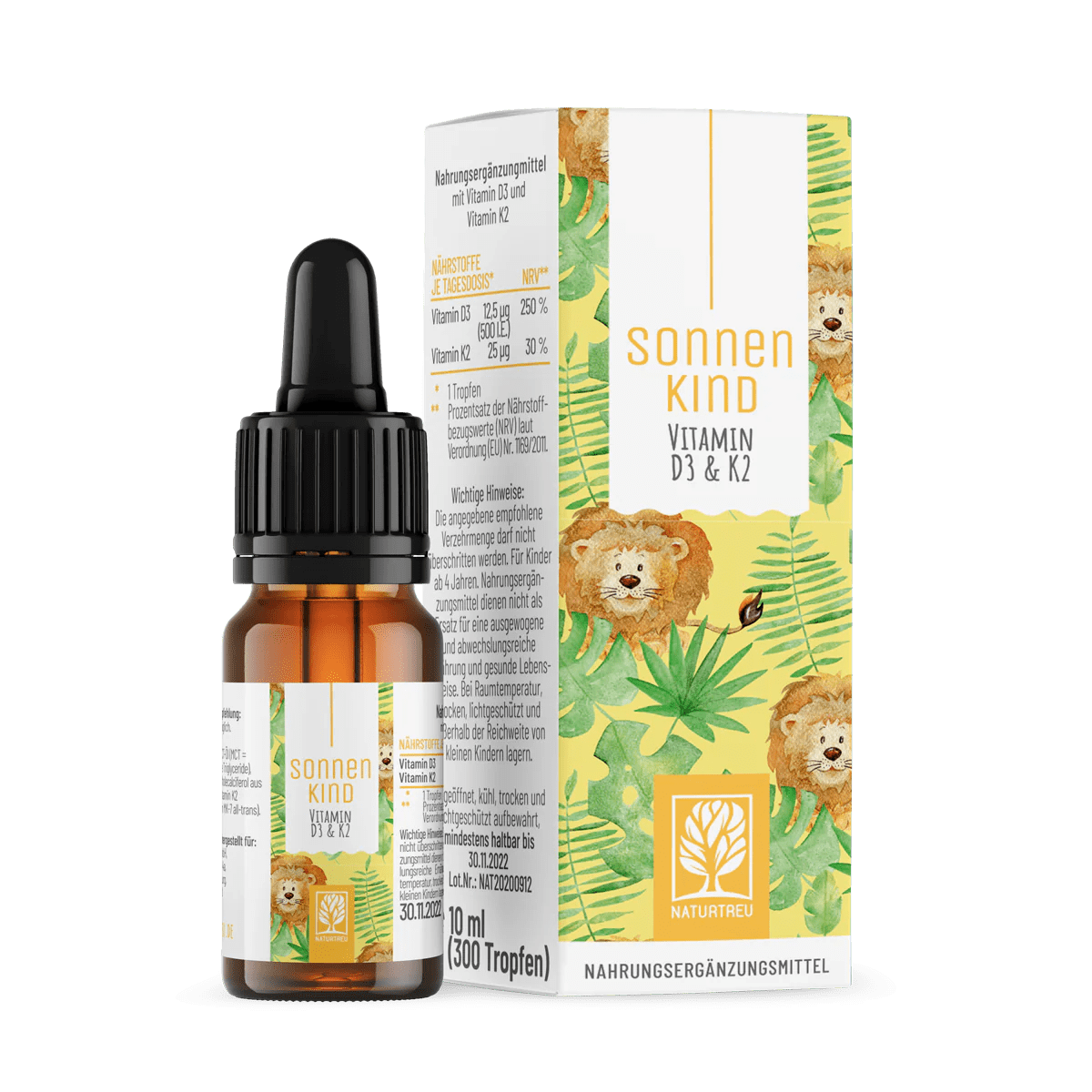 Sonnenkind Vitamin D Tropfen (D3 + K2) Sonnenkind Vitamin D Tropfen (D3 + K2)