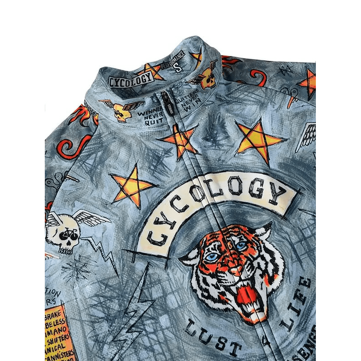 CYCOLOGY CITY OF ANGELS MEN‘S WINTER LONG SLEEVE JERSEY Langarm Radtrikot – Bild 3