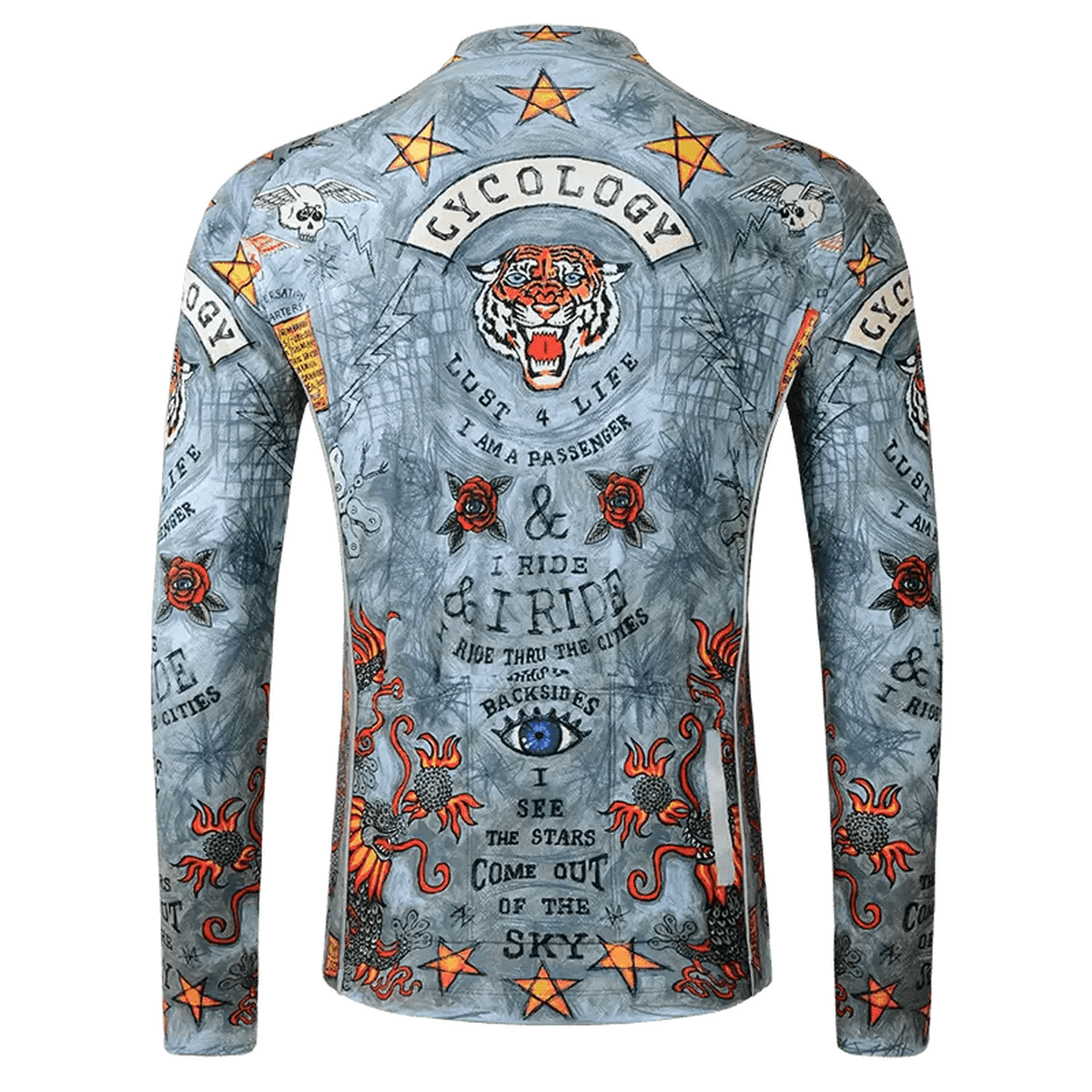 CYCOLOGY CITY OF ANGELS MEN‘S WINTER LONG SLEEVE JERSEY Langarm Radtrikot – Bild 2