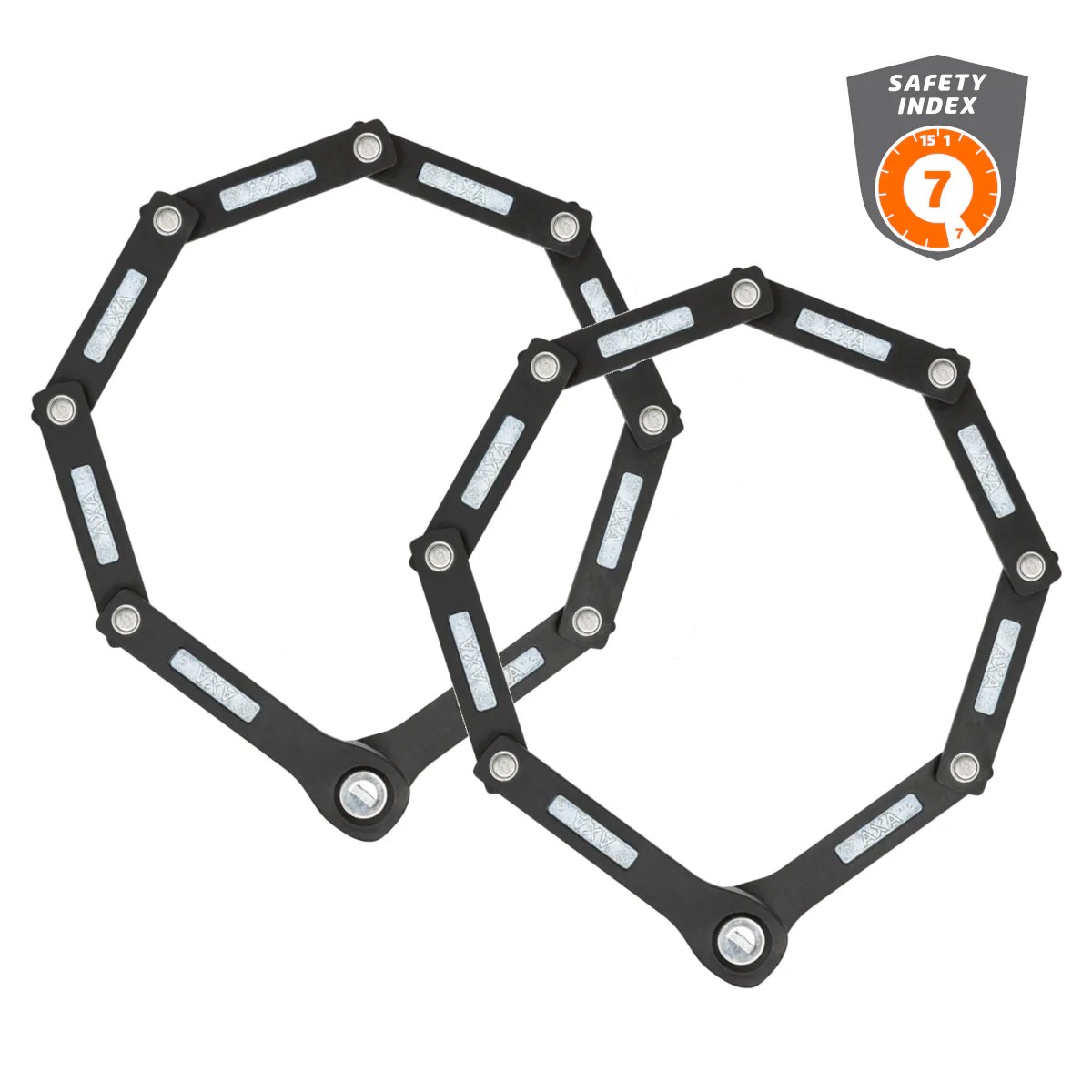 AXA Fold Lite 80 Faltschloss Duo-Pack gleichschließend – Bild 2