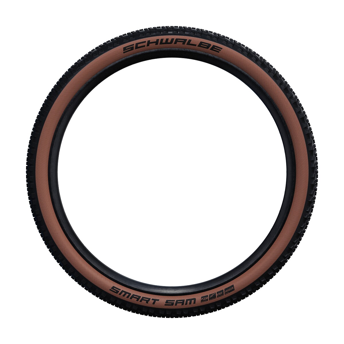 Schwalbe Smart Sam Performance RaceGuard DD E-50 Bronze Sidewall MTB-Drahtreifen – Bild 2