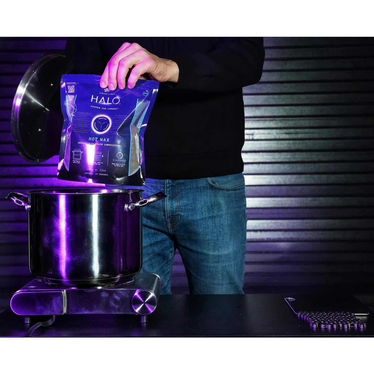 Finish Line HALO Hot Wax Heiß-Kettenwachs – Bild 2