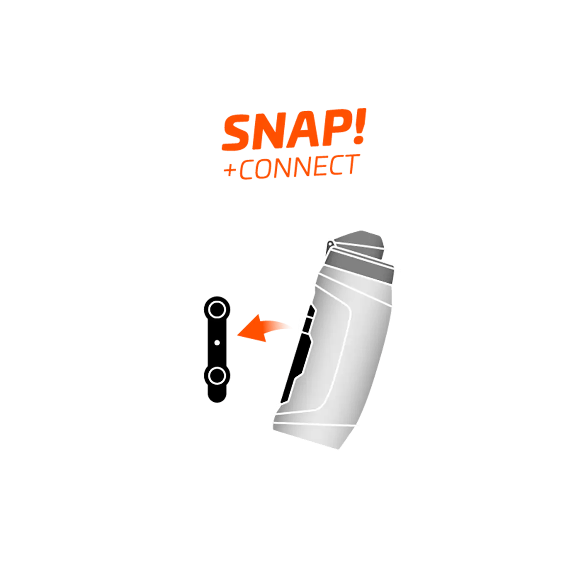 Fidlock TWIST bottle 590 ml Trinkflasche inkl. bike base Fahrradhalterung – Bild 3