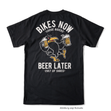 Loose Riders DRINKY CROW BLACK TECH TEE Kurzarm MTB Bikeshirt Loose Riders DRINKY CROW BLACK TECH TEE Kurzarm MTB Bikeshirt