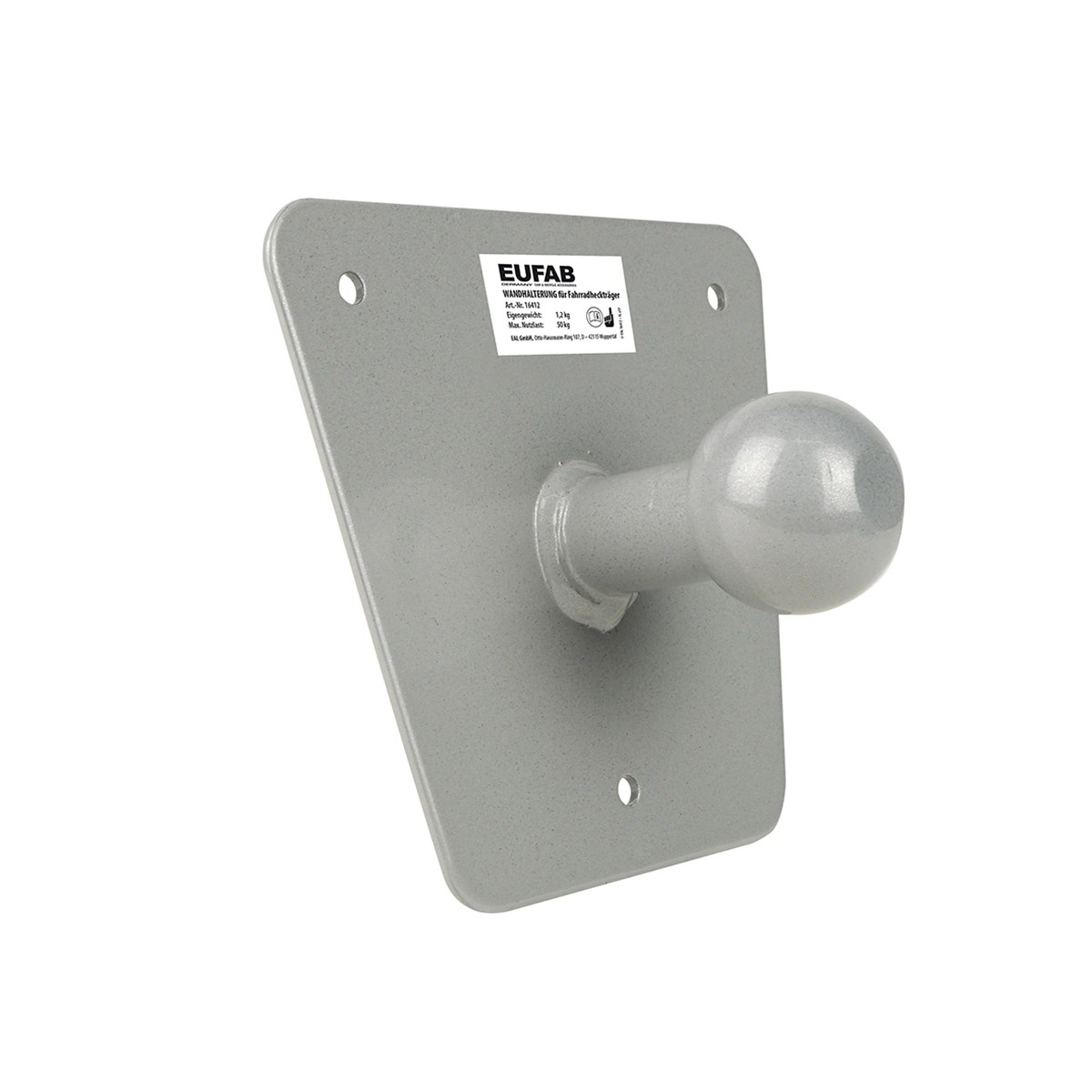 EUFAB Wandhalter für Anhängekupplungsträger, kurz EUFAB Wandhalter für Anhängekupplungsträger, kurz