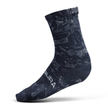 ENDURA GRID FLORAL LTD PRINT SOCK Fahrradsocken ENDURA GRID FLORAL LTD PRINT SOCK Fahrradsocken