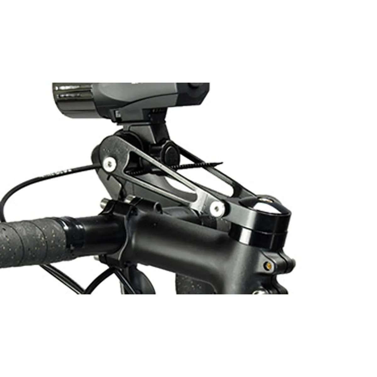 Minoura Spacer Grip CS-500 Tacho- und Lampenhalter für Gabelschaft-/Spacer-Montage – Bild 2