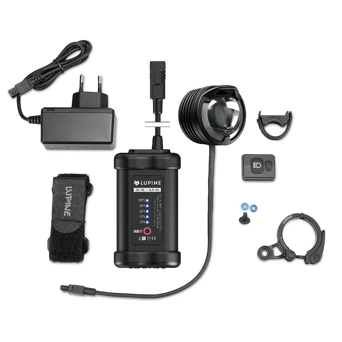 Lupine SL AF Frontscheinwerfer-Set mit 6.9 Ah Akku Lupine SL AF Frontscheinwerfer-Set mit 6.9 Ah Akku