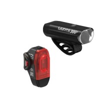 Lezyne Micro 300+ StVZO Frontlicht & KTV Drive StVZO Rücklicht Beleuchtungsset Lezyne Micro 300+ StVZO Frontlicht & KTV Drive StVZO Rücklicht Beleuchtungsset