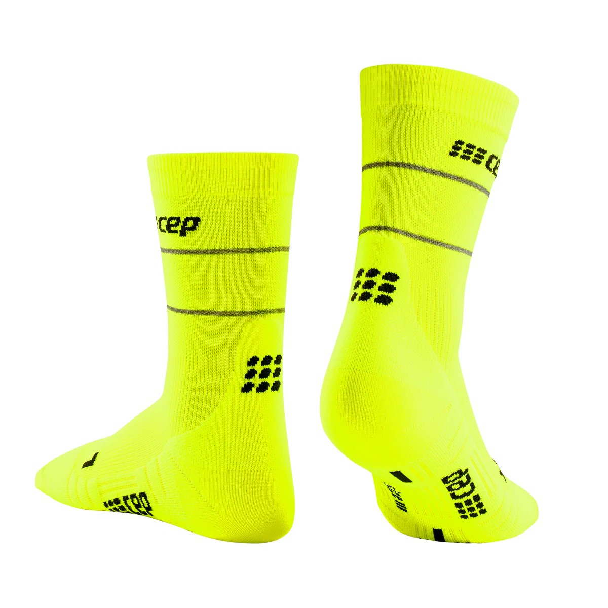 cep REFLECTIVE COMPRESSION SOCKS MID CUT Kompressionssocken – Bild 4