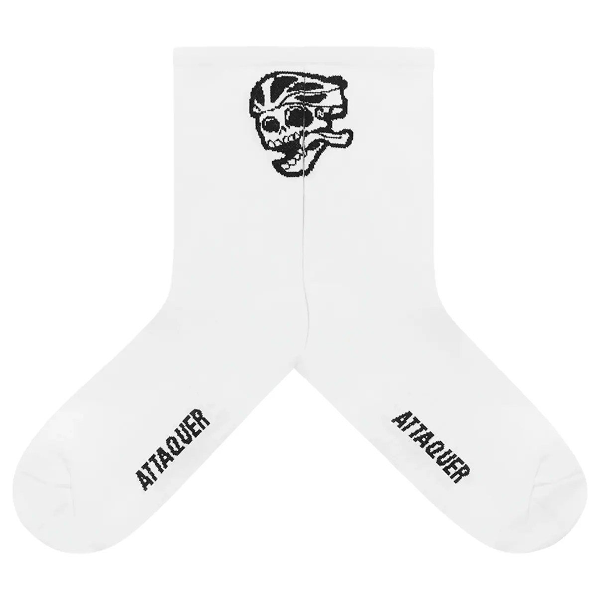 Attaquer SKULL LOGO SOCKS Fahrradsocken – Bild 2
