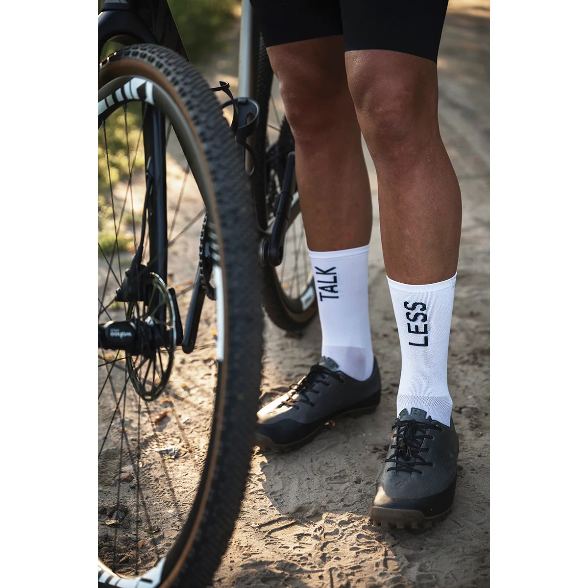 COIS Cycling TALK LESS RIDE MORE cycling Socks Radsocken – Bild 3