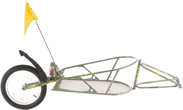 BOB IBEX 28 Lastenfahrradanhänger mit BOB BAG Transporttasche