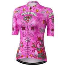 CYCOLOGY CITY OF ANGELS WOMEN’S REBORN JERSEY Damen Kurzarm Radtrikot CYCOLOGY CITY OF ANGELS WOMEN’S REBORN JERSEY Damen Kurzarm Radtrikot