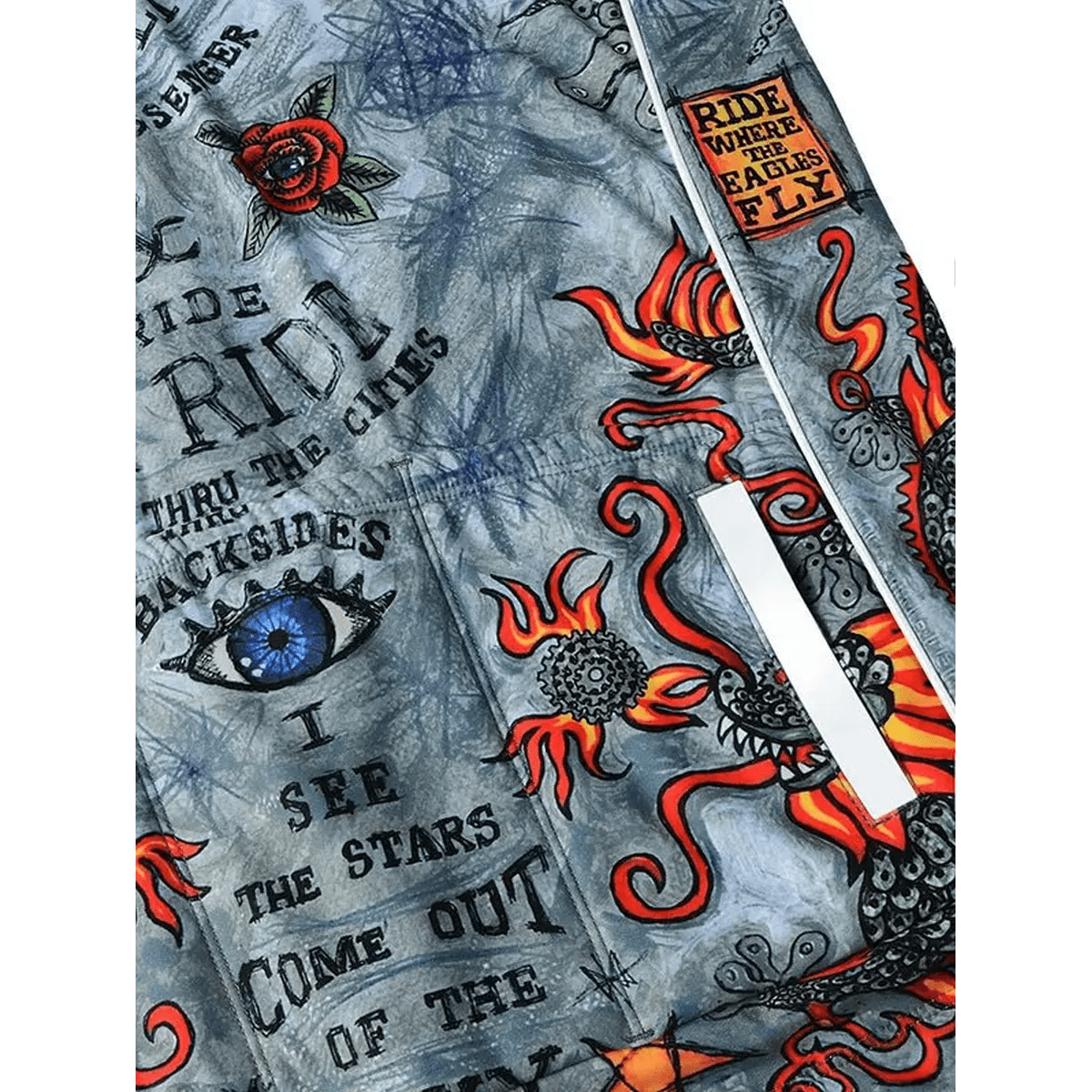 CYCOLOGY CITY OF ANGELS MEN‘S WINTER LONG SLEEVE JERSEY Langarm Radtrikot – Bild 4