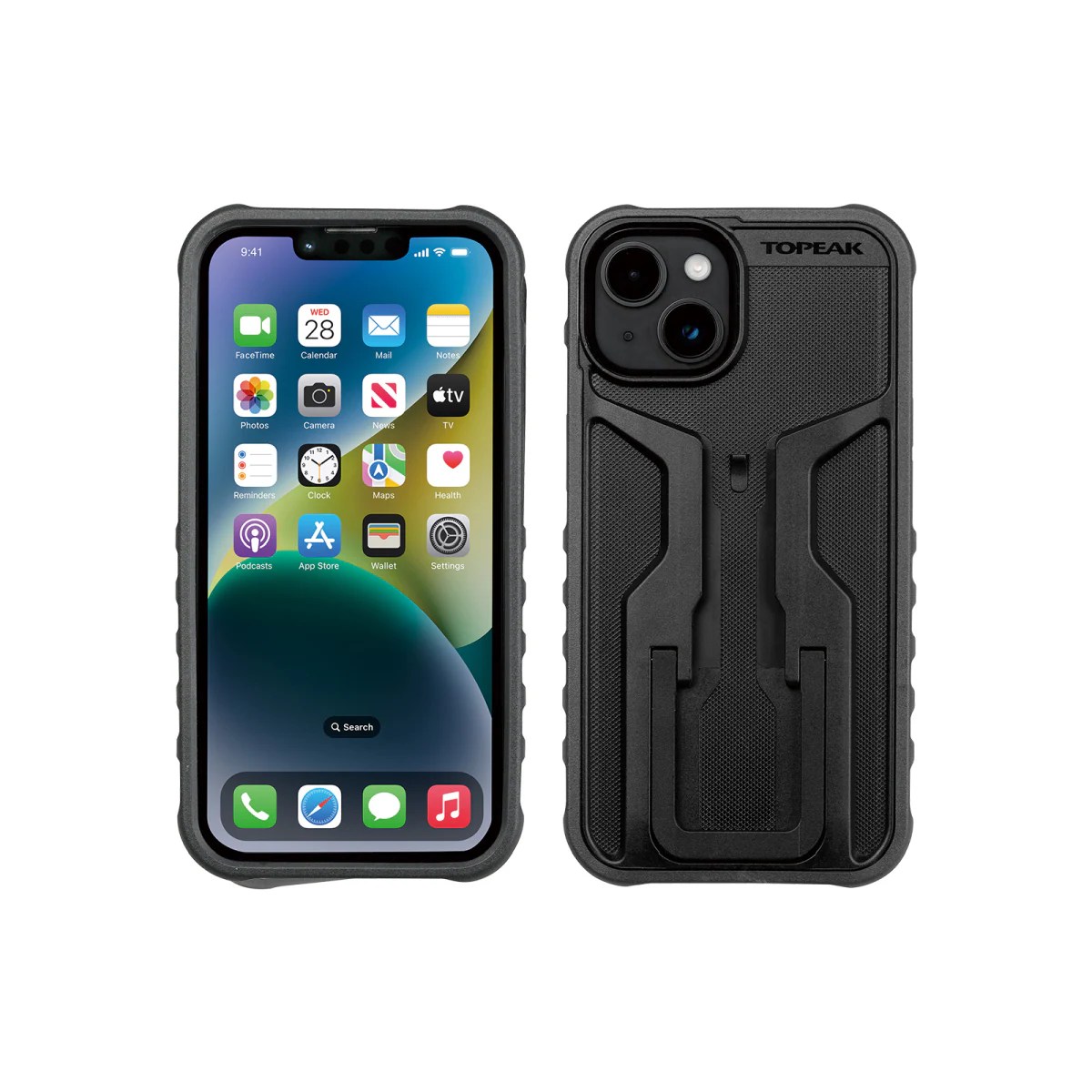 Topeak RideCase Handyhülle für iPhone 14 inkl. RideCase Mount Halterung – Bild 2