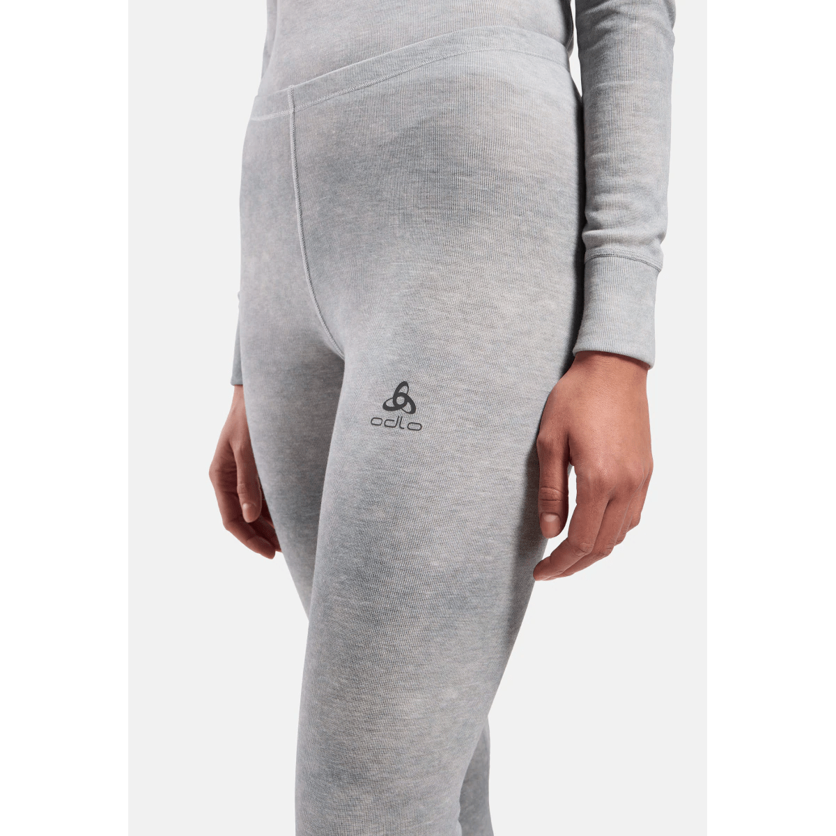 odlo ACTIVE WARM x POW BL BOTTOM lange Damen Sportunterhose – Bild 3