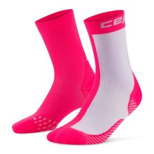 cep RUN EDT. HALF & HALF COMPRESSION SOCKS MID CUT 5.0 Damen Kompressionssocken cep RUN EDT. HALF & HALF COMPRESSION SOCKS MID CUT 5.0 Damen Kompressionssocken