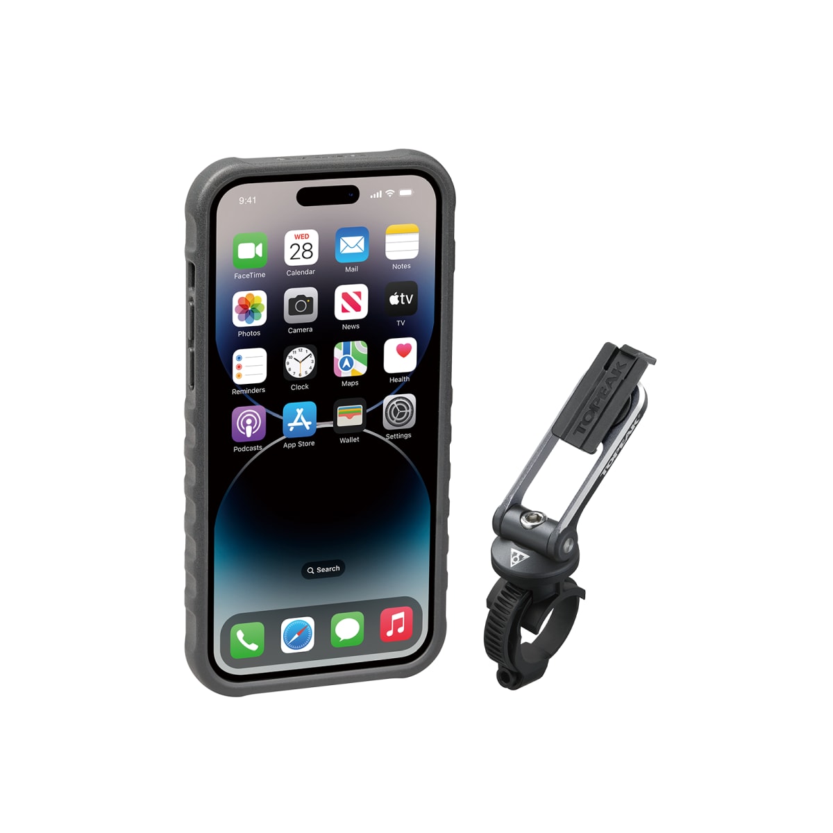 Topeak RideCase Handyhülle für iPhone 14 Pro Max inkl. RideCase Mount Halterung Topeak RideCase Handyhülle für iPhone 14 Pro Max inkl. RideCase Mount Halterung